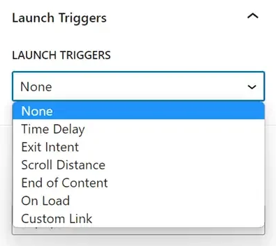 Launch Triggers