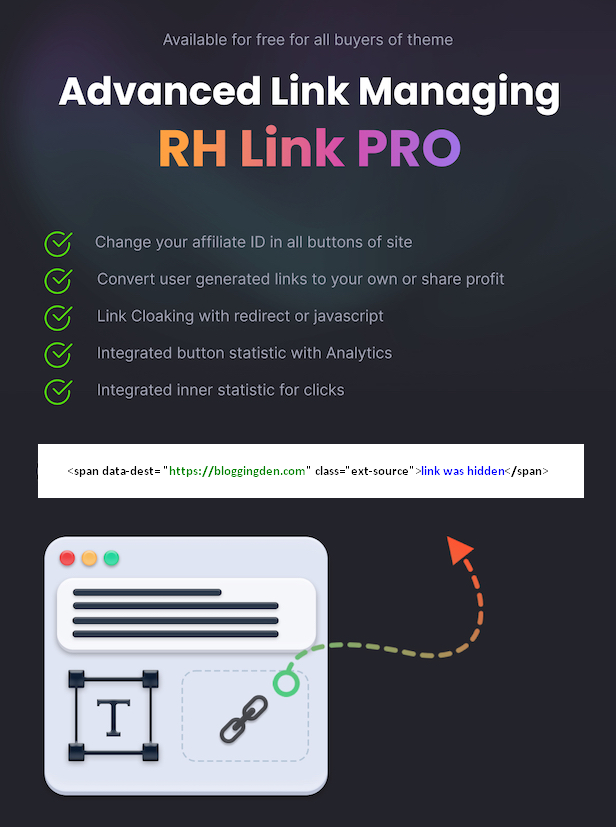 RH link pro- link management