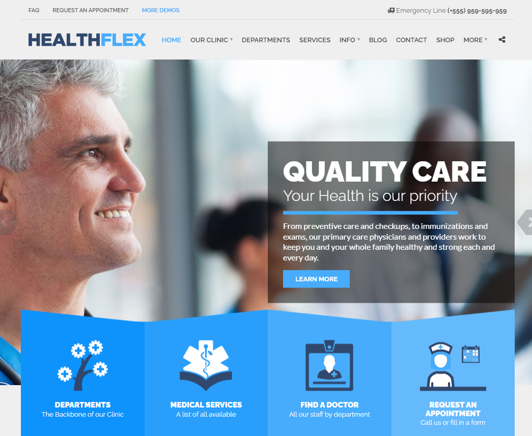 healthflex wordpress theme