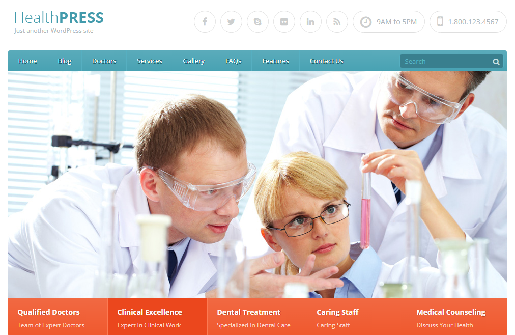 healthpress wordpress theme