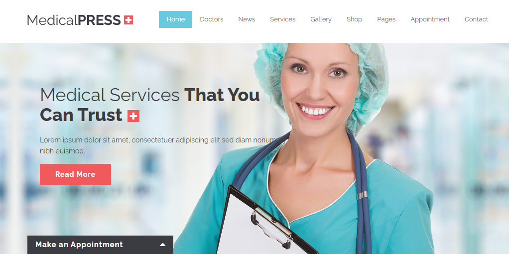 Medical press wordpress theme