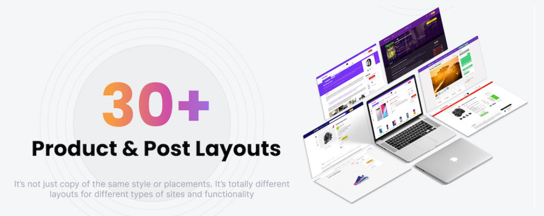 product and post layouts new
