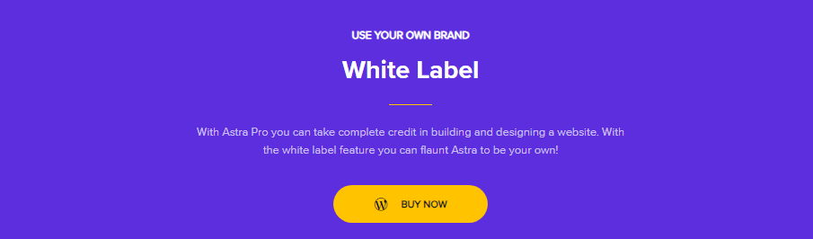 astra white label for own branding