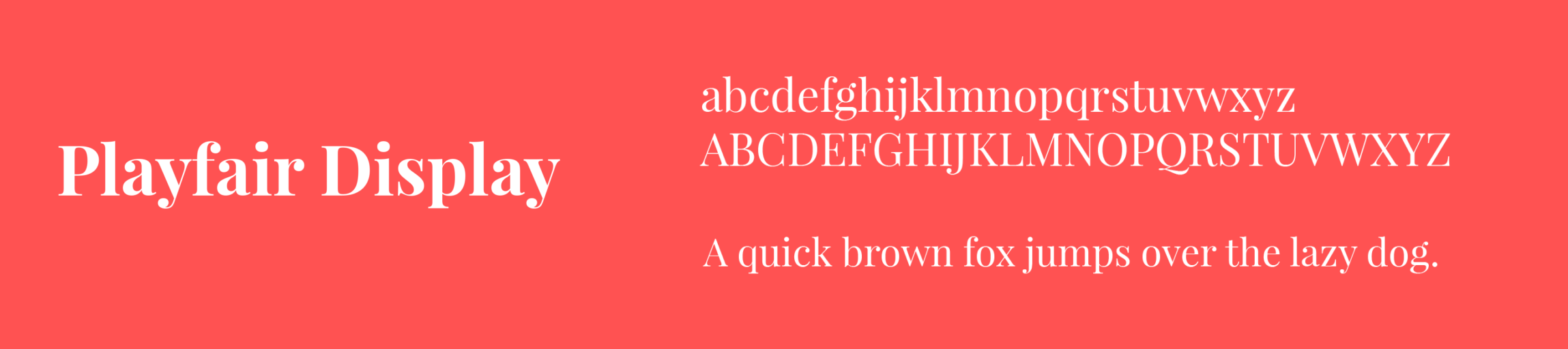 playfair display fonts