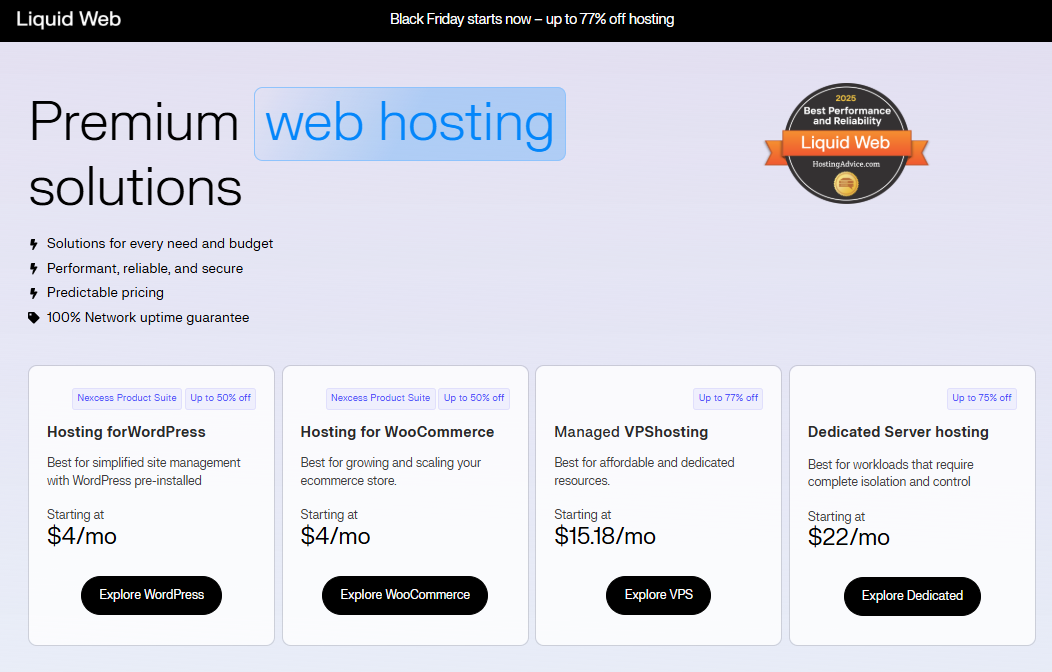 Liquid Web Black Friday Deal