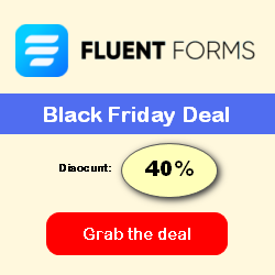 fluentforms black friday deal