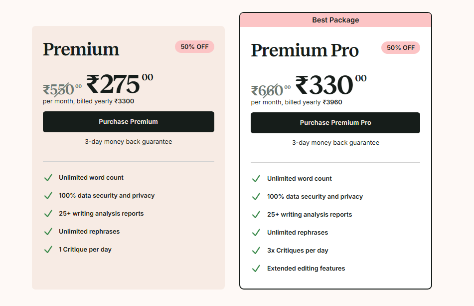 prowritingaid black friday yearly plan