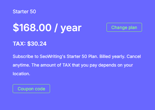 starter yearly plan before BF day code