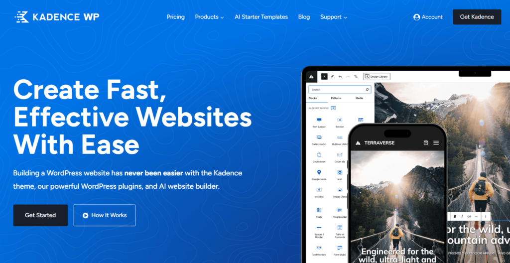 Kadence WP Discount Code: Get 10% Off May Special Sale (UPDATED) kadence wp homepage 2025