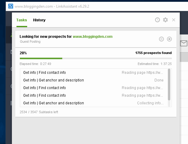 Link assistant step 6 guest-posting-links-collection