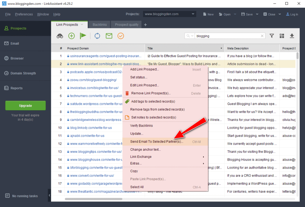 Link assistant step 7 send-email-to-selected-partner