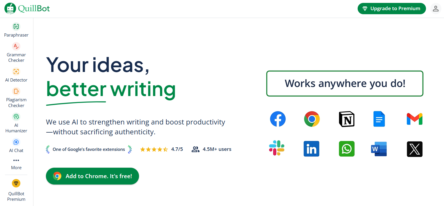 quillbot for better ideas and writing