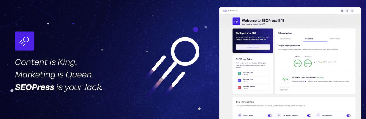 seopress plugin for wordpress - On-site SEO