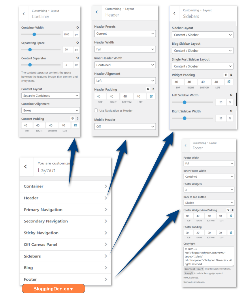 Spacing Module In Generatepress