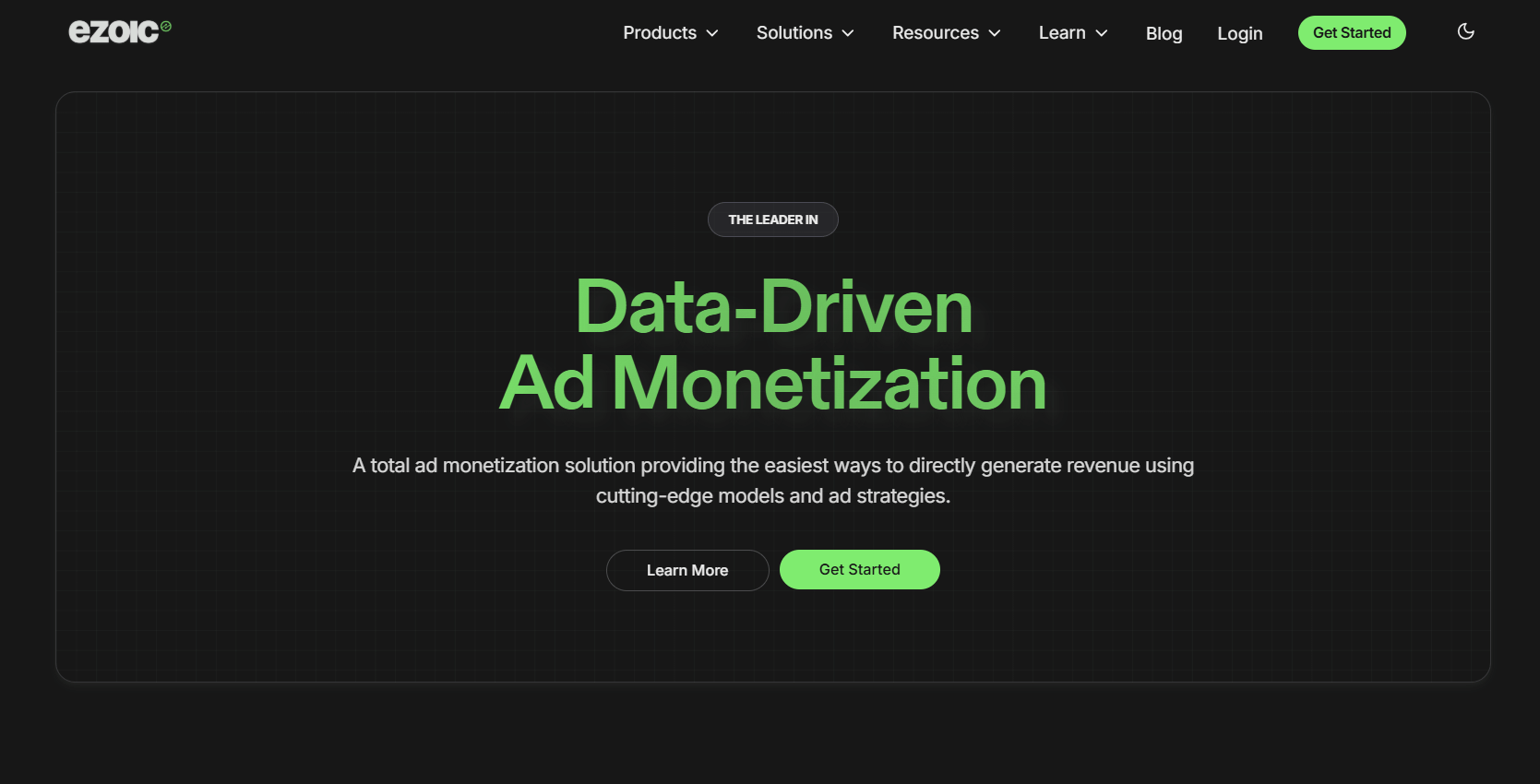 Ezoic - Best AI-Driven Platform