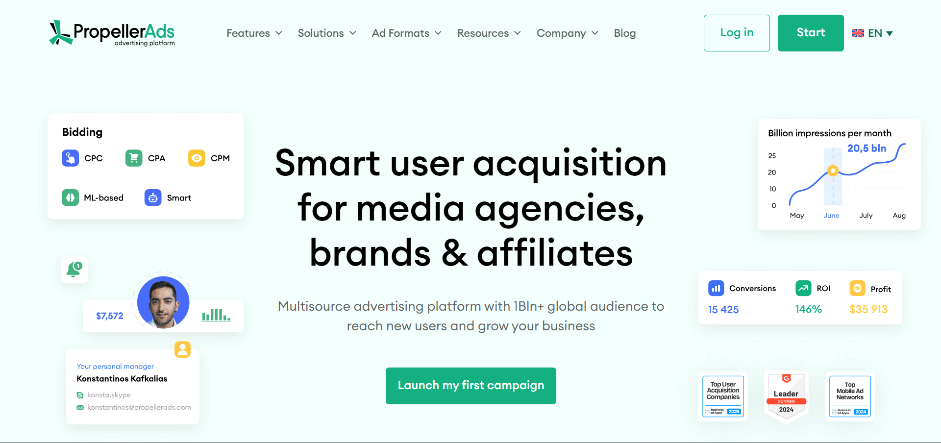 PropellerAds – Push Notification Pioneer