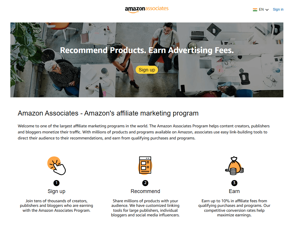 amazon associates program