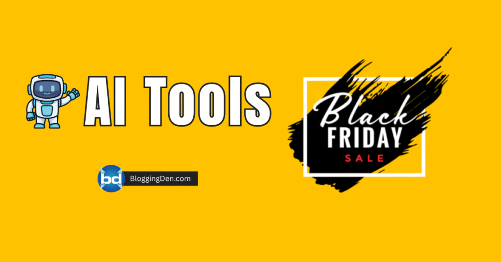 AI tools Black Friday deals banner