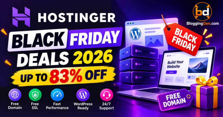 hostinger black friday deals 2026 bloggingden