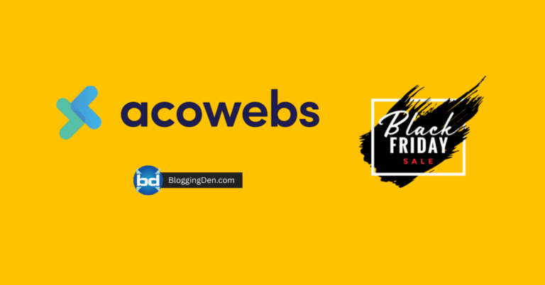 ACOWEBS Black Friday Cyber Monday Deals