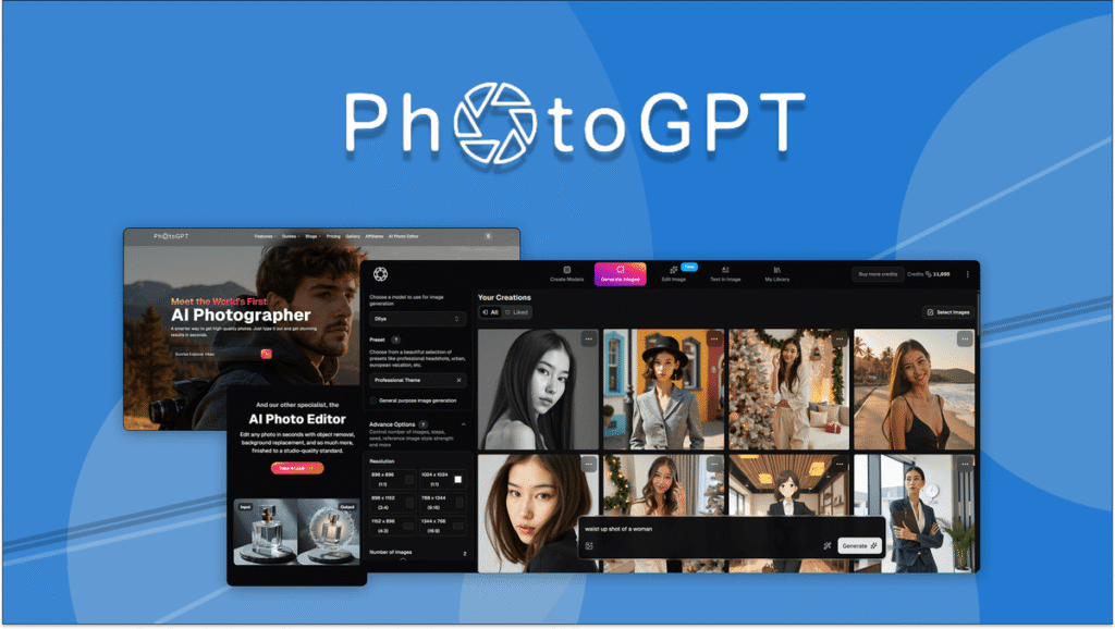 PhotoGPT deal from Appsumo