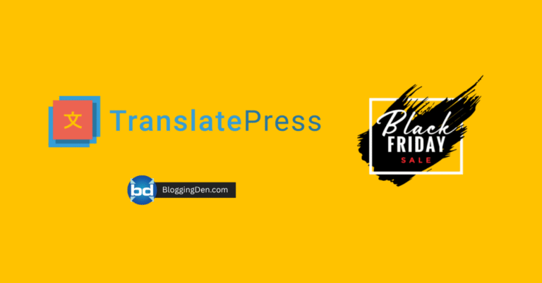 TranslatePress Black Friday Deal