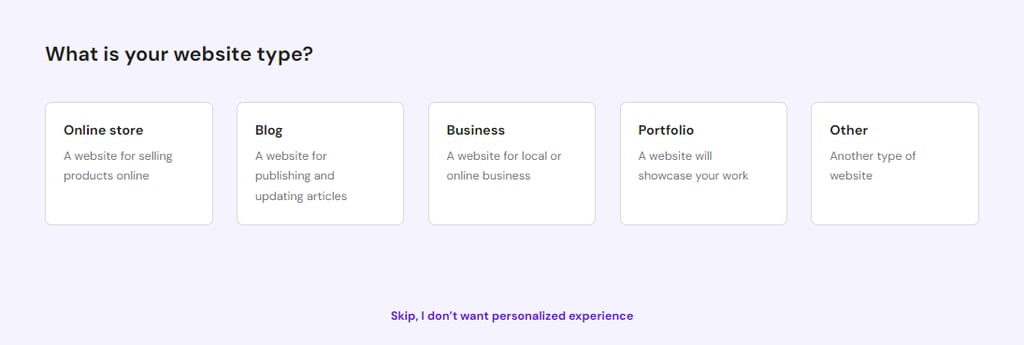 what is your website type