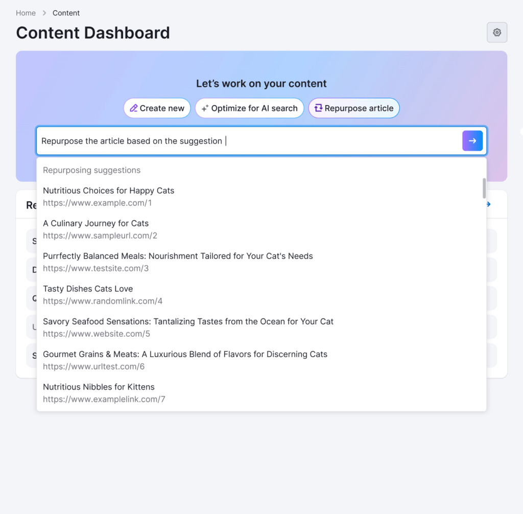 Choose the Content You Want to Repurpose