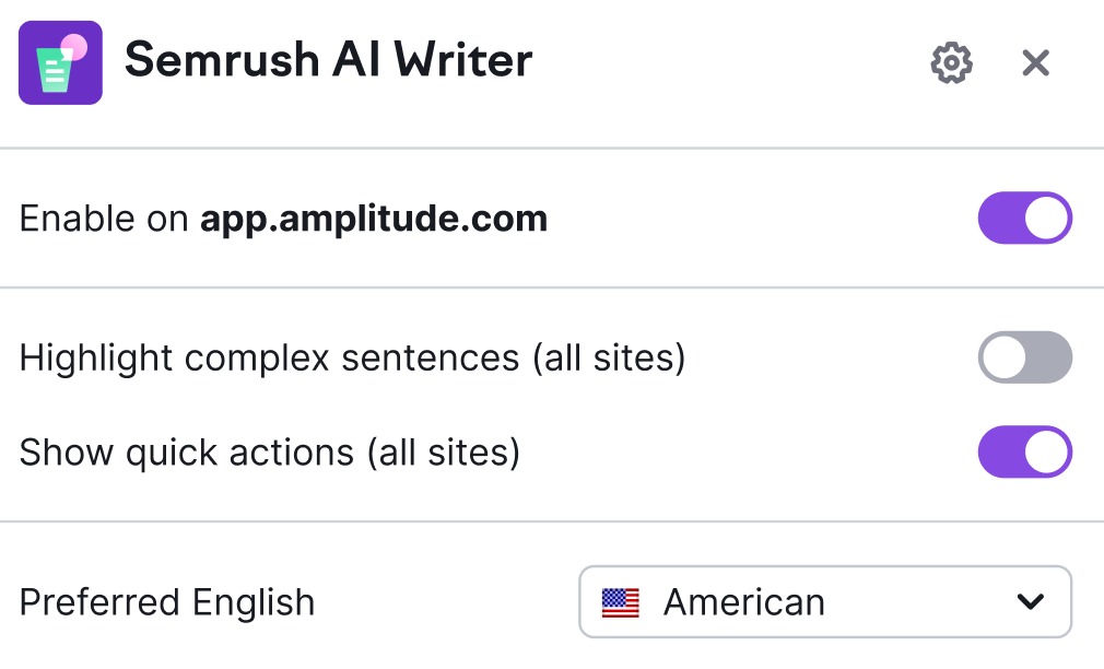 Install the Semrush AI Writer for Chrome