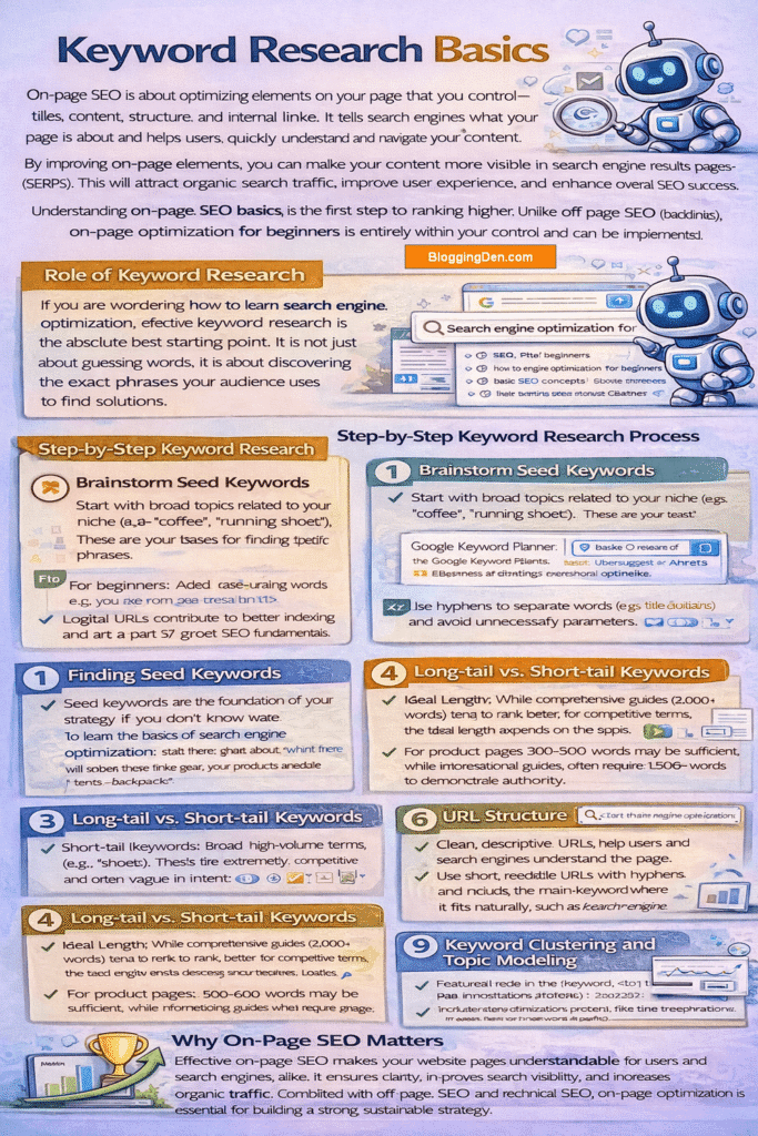 Keyword Research Basics for beginners