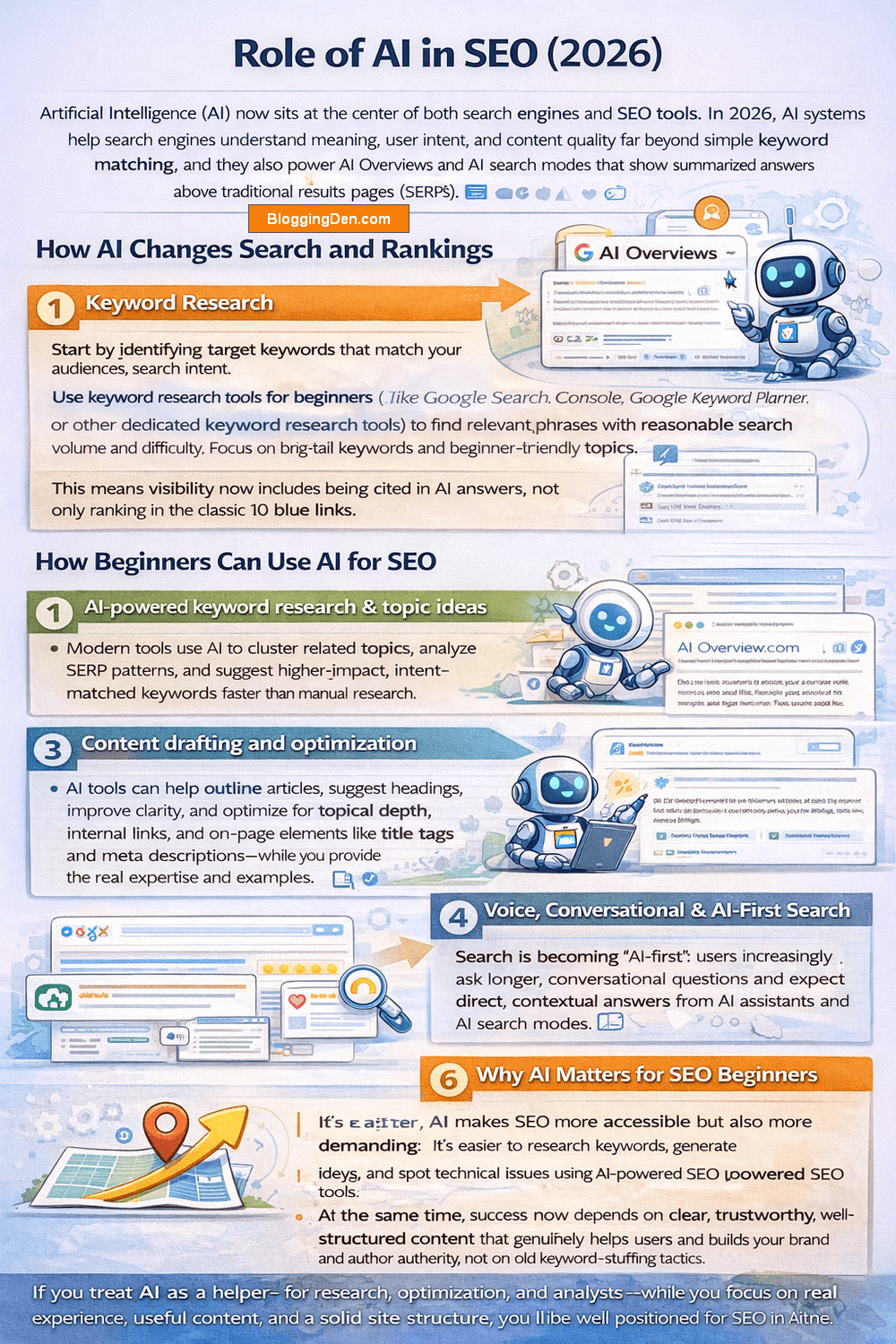 Role of Ai in SEO for beginners