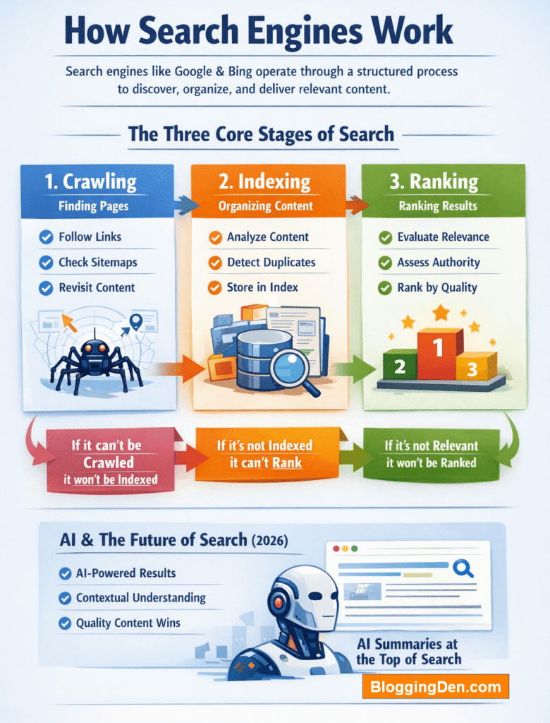 how search engines work