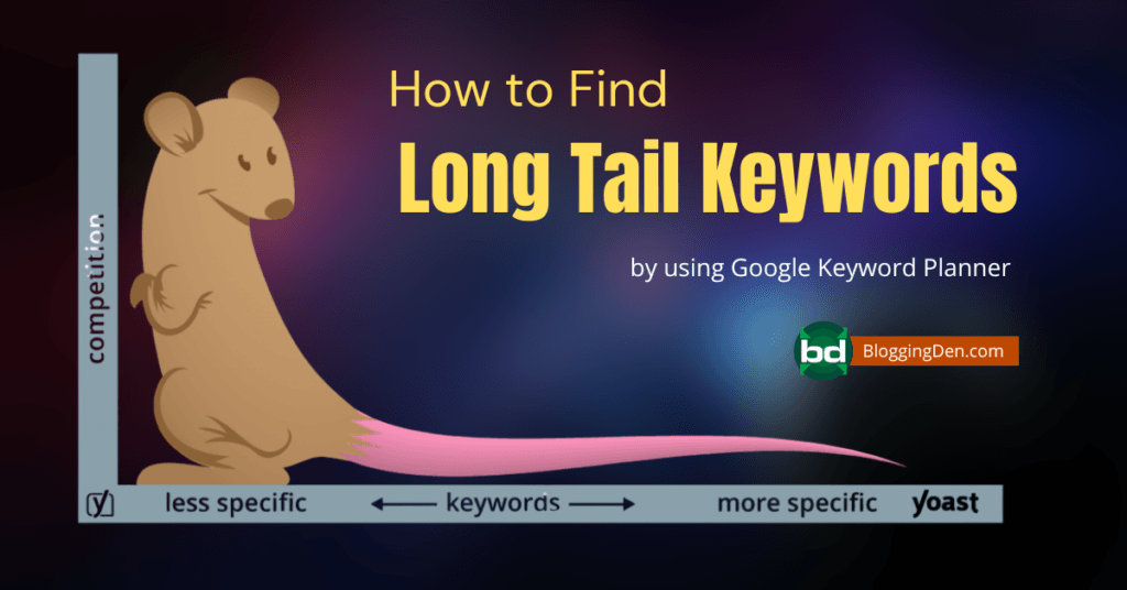 how to find long tail keywords with Google Keyword Planner