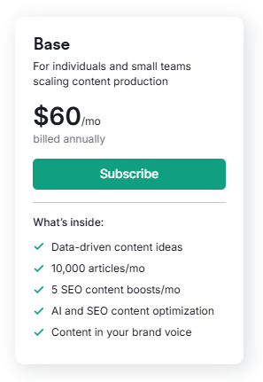 semrush content toolkit base plan