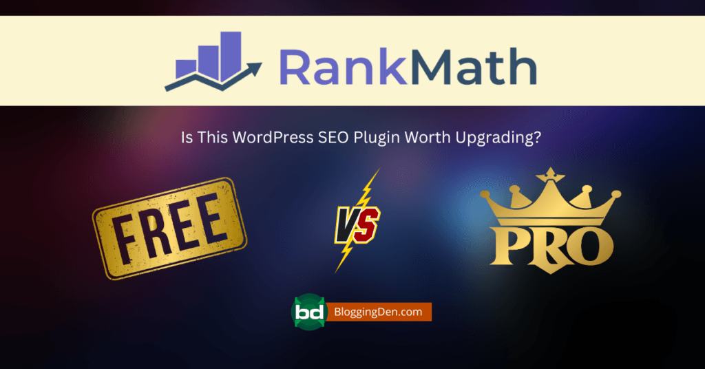 Rank Math Free vs Pro