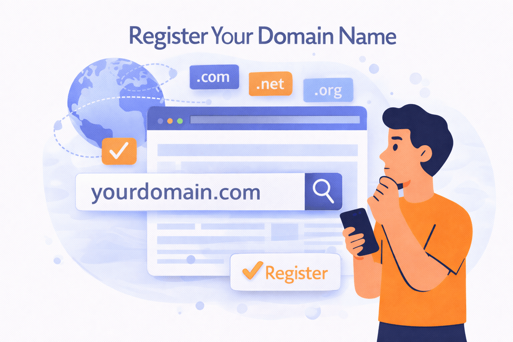 Register your domain name