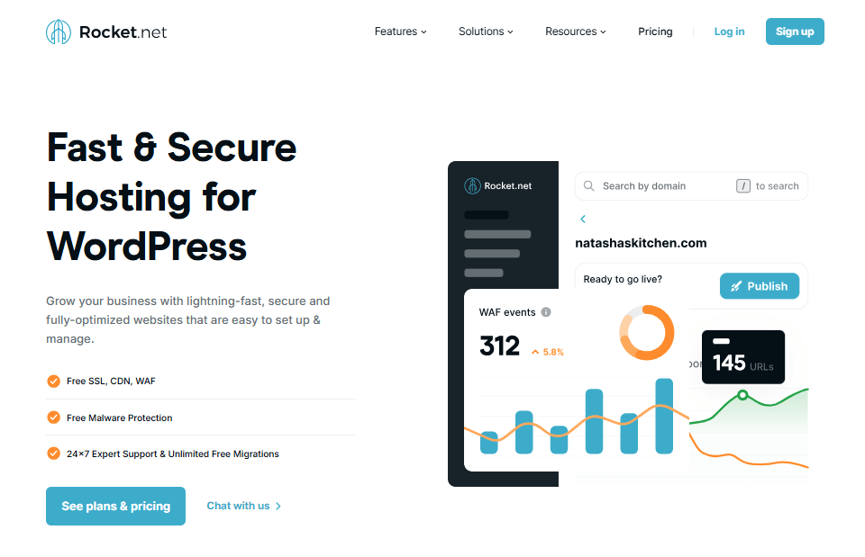 RocketNet web hosting