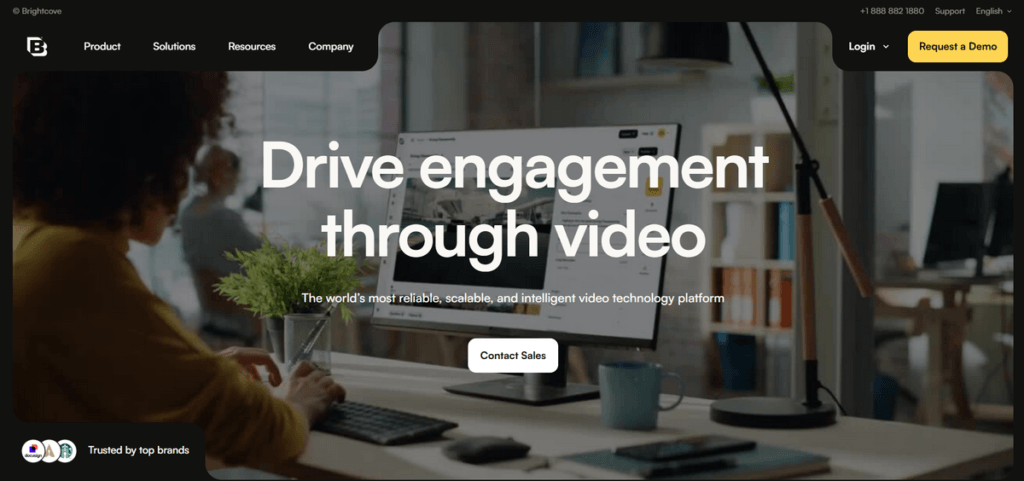 brightcove homepage
