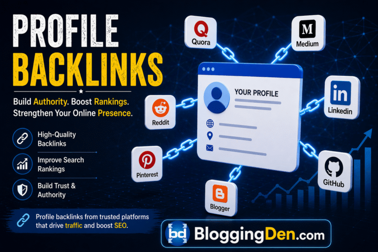 profile backlinks to build authority