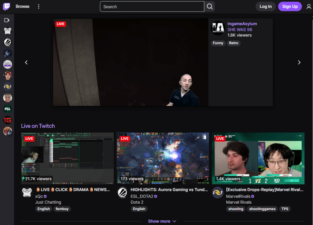 twitch tv official