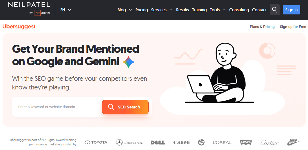ubersuggest by neilpatel