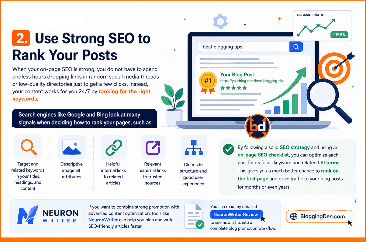 Use Strong SEO to Rank Your Posts