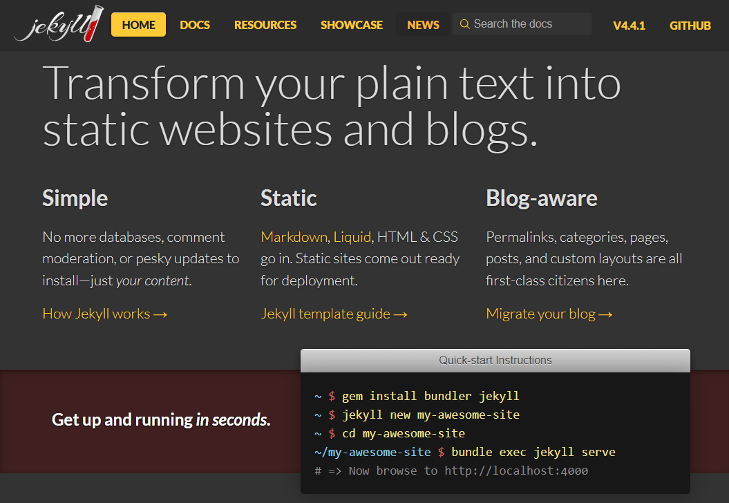 Jekyll + GitHub Pages