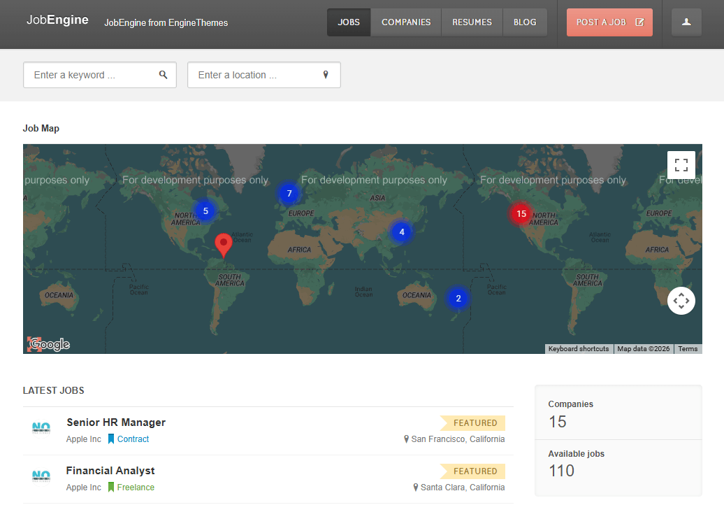 JobEngine - Best WordPress Job Board Theme - Job Board Softwar