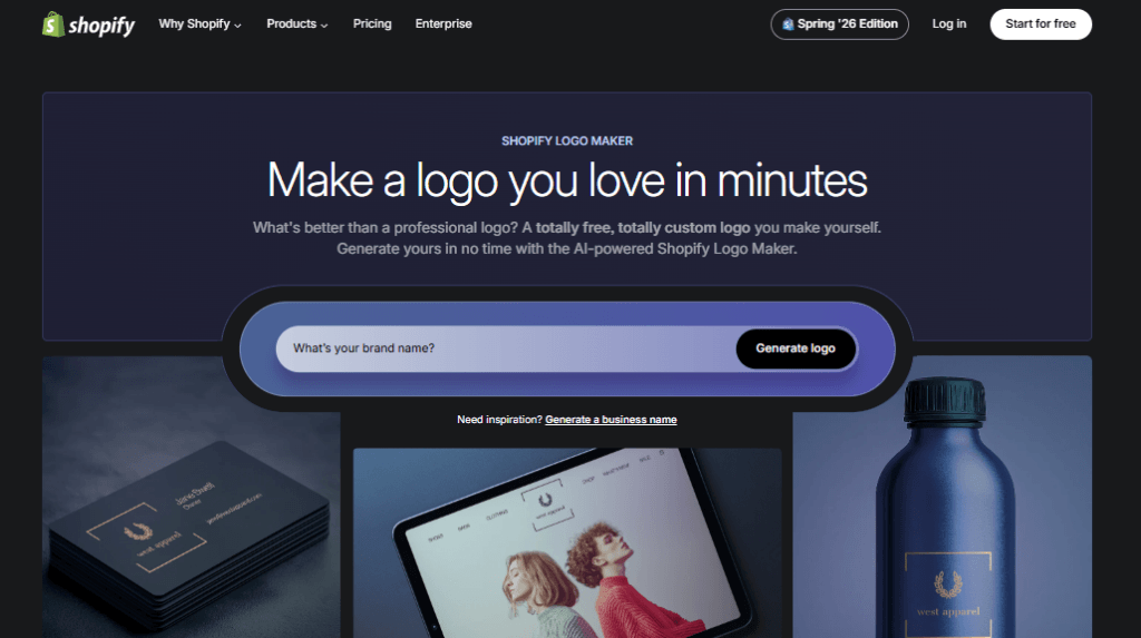 Shopify logo maker