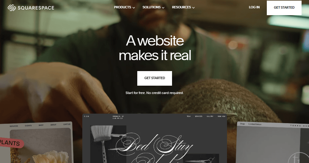 Squarespace platform