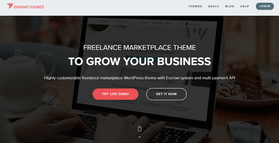 freelance engine wordpress theme
