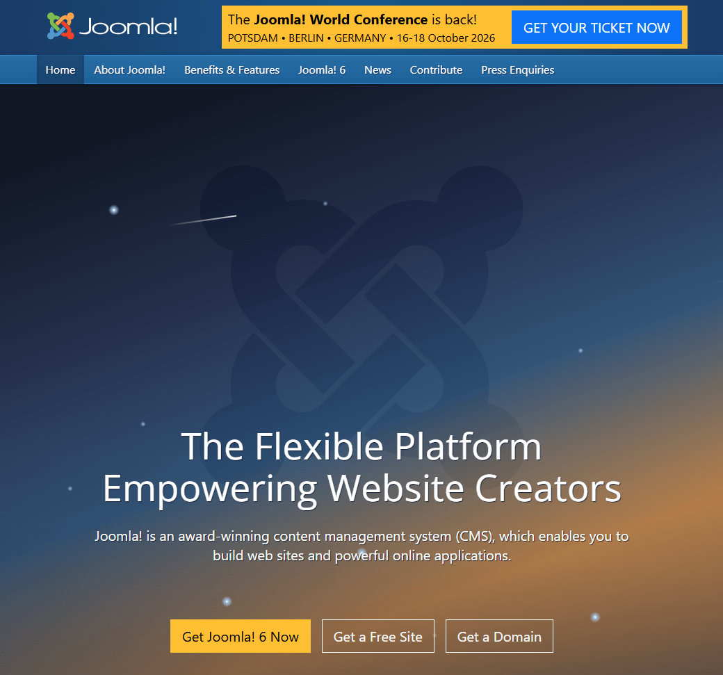 joomla opensource platform