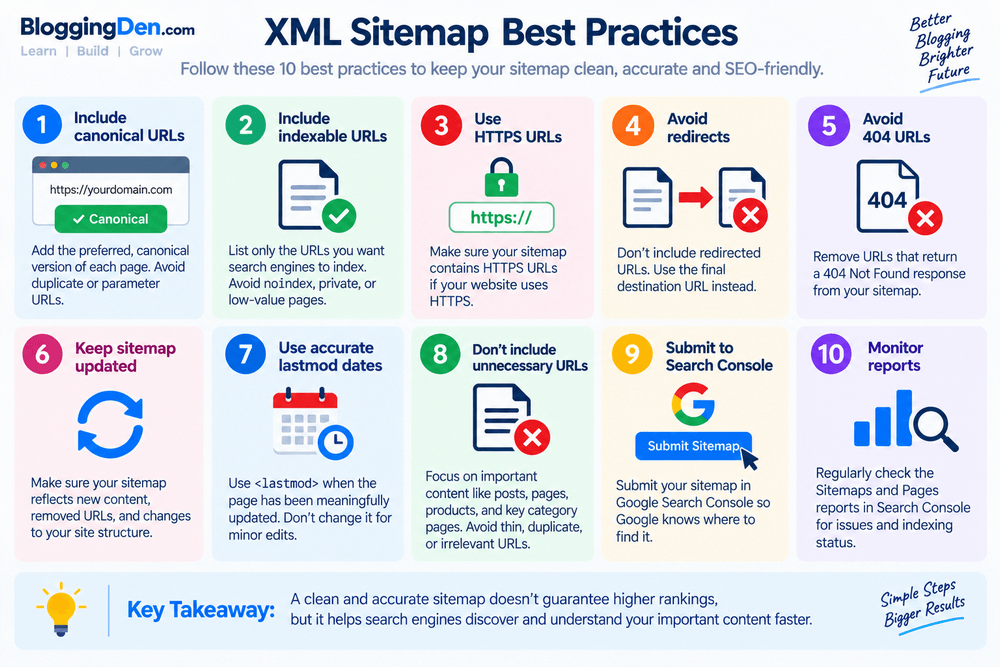 XML Sitemap Best Practices