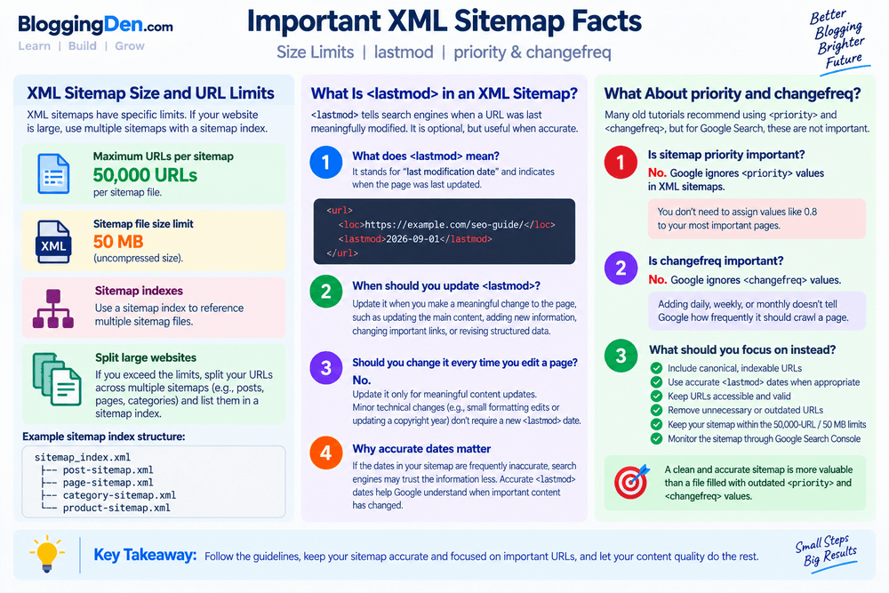 XML Sitemap Size and URL Limits